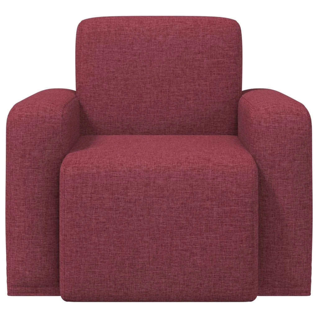 Poltrona Rosso Vino Tessuto 42042419
