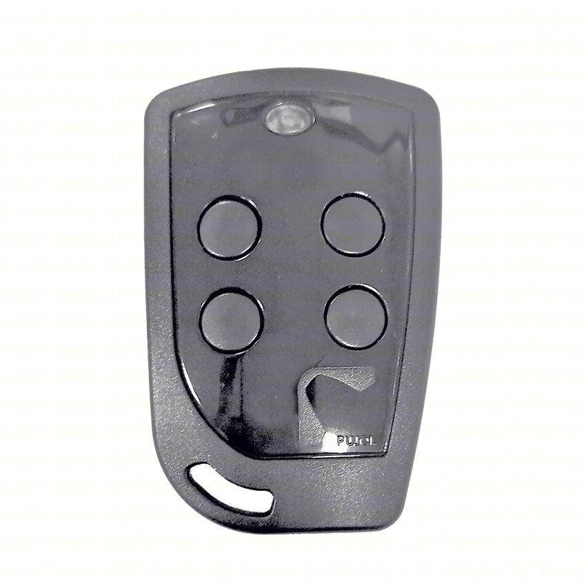 TELECOMANDO PUJOL VARIO 4U BLACK ROLLING CODE 433 MHz 4 TASTI D112189 P9EM4UB000