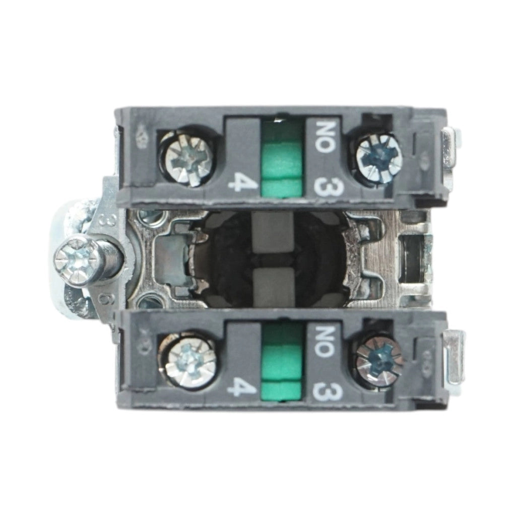 Selettore a 3 posizioni con ritorno, nero, 2NO, 24V/10A, TB4-BD53 Breckner Germany