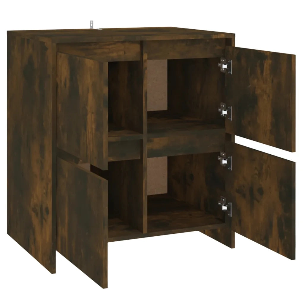 Credenza-Buffet-Armadio da cucina Rovere Fumo 70x41x75 cm in Truciolato 200896