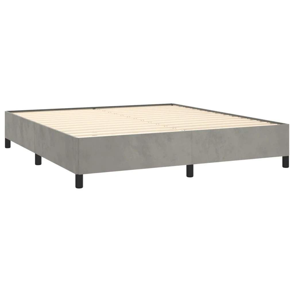 Giroletto Grigio Chiaro 160x200 cm in Velluto cod mxl 71858