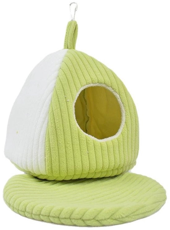 Nido per Uccelli - Nido Sospeso - Nido per Pappagalli - Matrimonio per Inverno - Cintura di Sospensione Rimovibile - Adatto per Pappagalli e Conuri - Matrimonio Sospeso