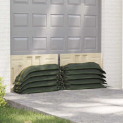 Sacchi di sabbia 100 pz Verde Scuro 100 x 25 cm HDPE 3406149