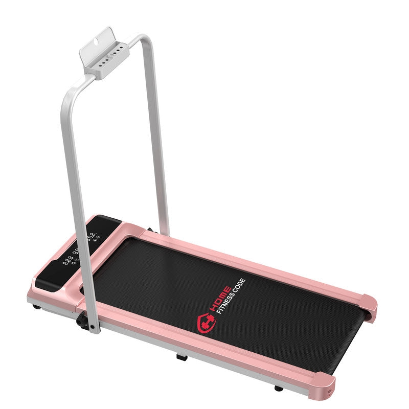 Tapis roulant elettrico pieghevole  2,5 HP, telecomando e LED, velocità regolabile 1-10 km/h