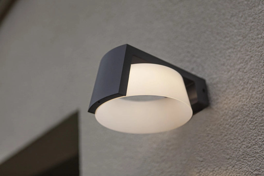 Applique esterna MOON grigia Lutec LED 11W 1000lm IP44