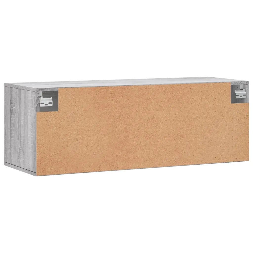 Mobile a Parete Grigio Sonoma 100x36,5x35 cm Legno Multistrato 830130