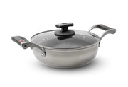 Tegame Antiaderente Antigraffio ad Induzione Chef con Coperchio 32 cm