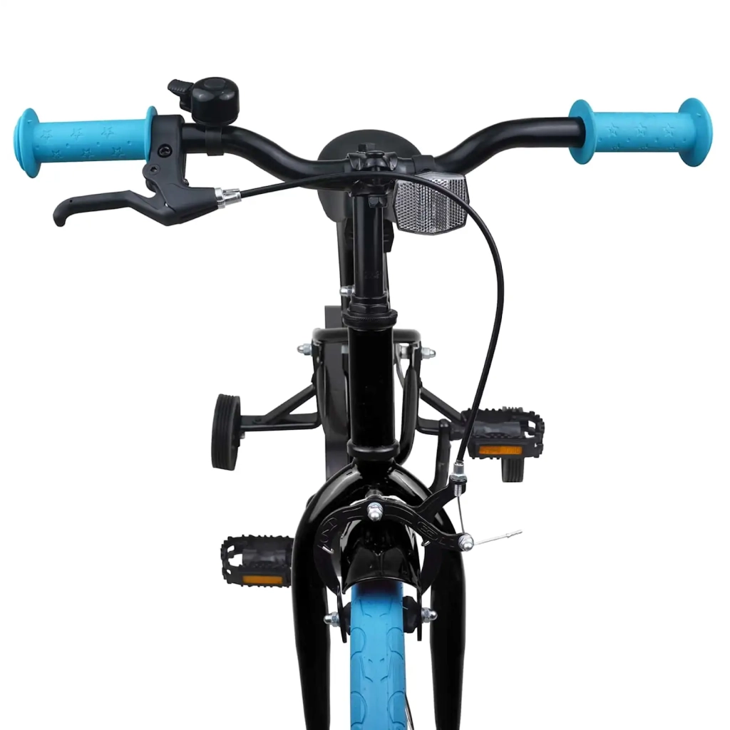 Bicicletta per Bambini 16 Pollici per bambini di 4-6 anni Nero 42009317