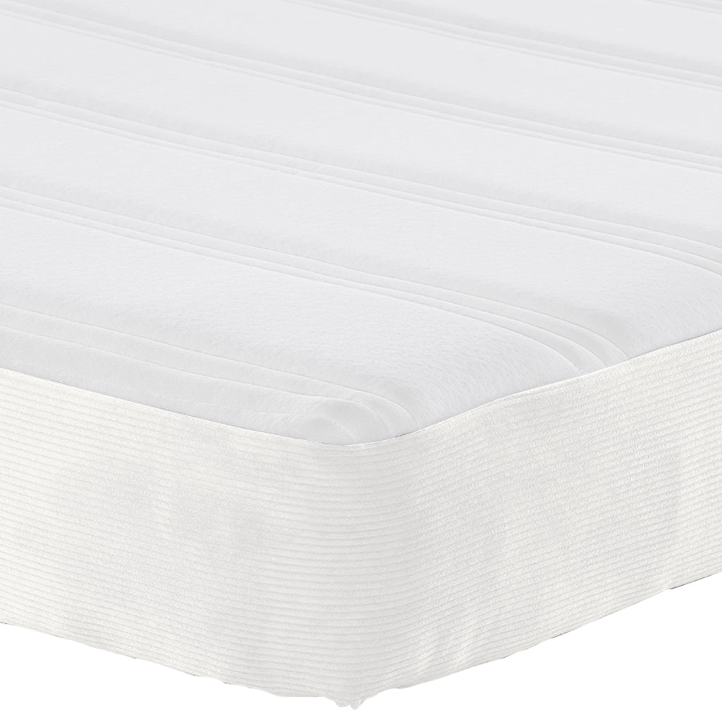 Materasso a molle pocket  crema medio 120x190x20 cm in tessuto