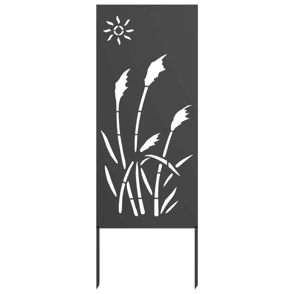 Schermo per privacy in giardino Traforo Nero 50 x 140 cm 876273