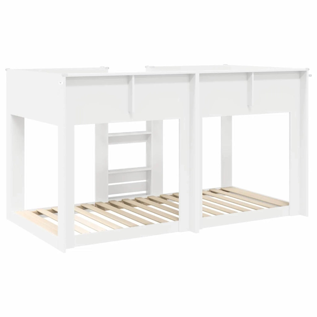 Letto a Castello per Bambini Bianco 75 x 190 cm 3410387