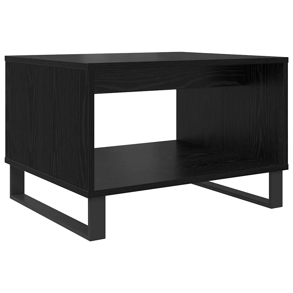 Tavolino da salotto Rovere nero 60 x 50 x 40 cm 879614