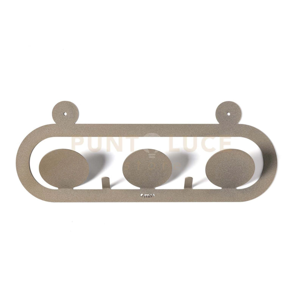appendiabiti di design frog Beige in Ferro 40x15,5h cm
