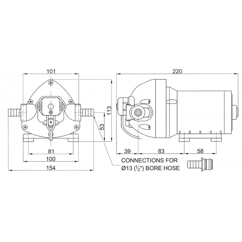 MPU 24V S/V 3C SW60 TRIPLEX HI FLOW AUTOCLAVE PUMP 24V