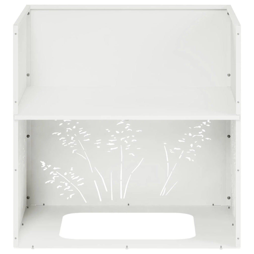 Vaso da giardino 2 pz Bianco 50 x 50 x 49 cm 8005795