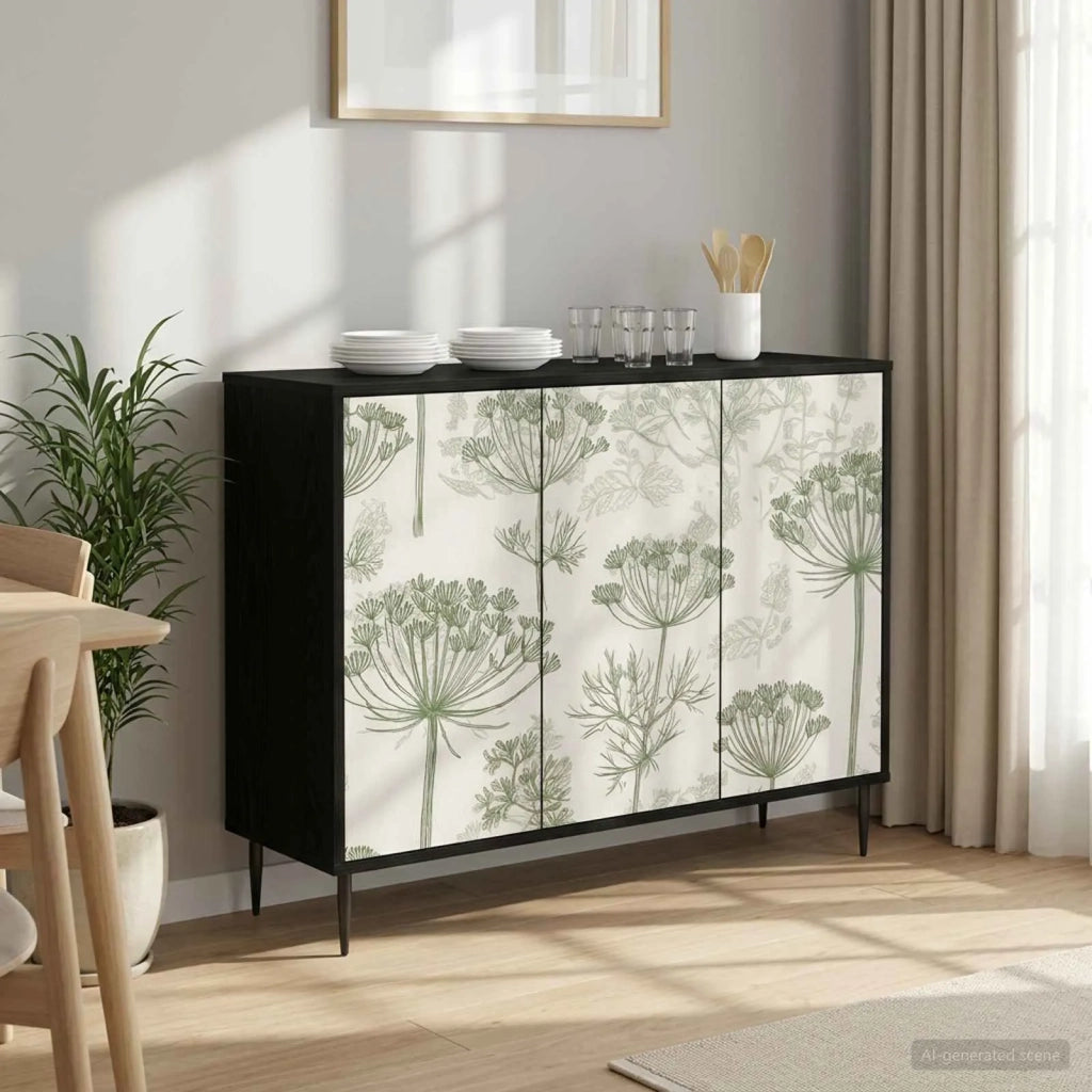 Credenza GOTHA Rovere Nero 102 x 33 x 76 cm 8006988