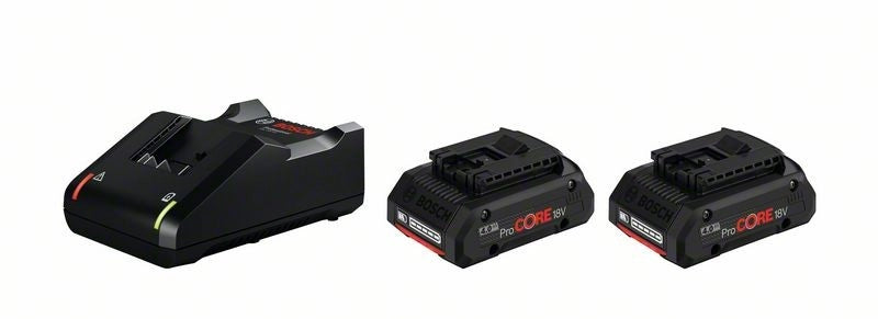 1600A01BA3 - 2 batterie ProCORE18V 4.0Ah + caricabatteria GAL 18V-40