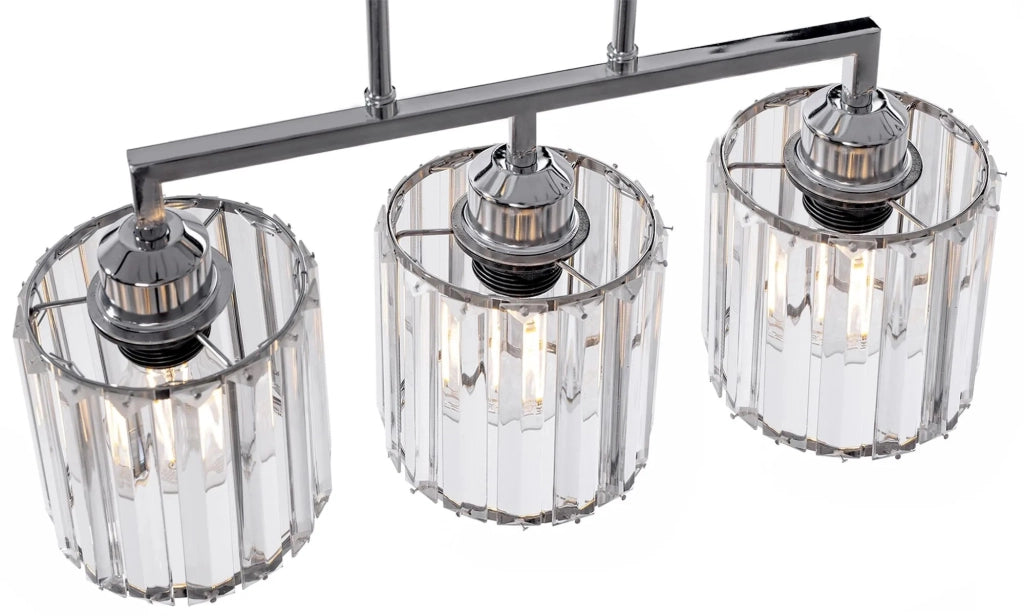 Lampada Pensile Glamour Cromo 3xe27 392228