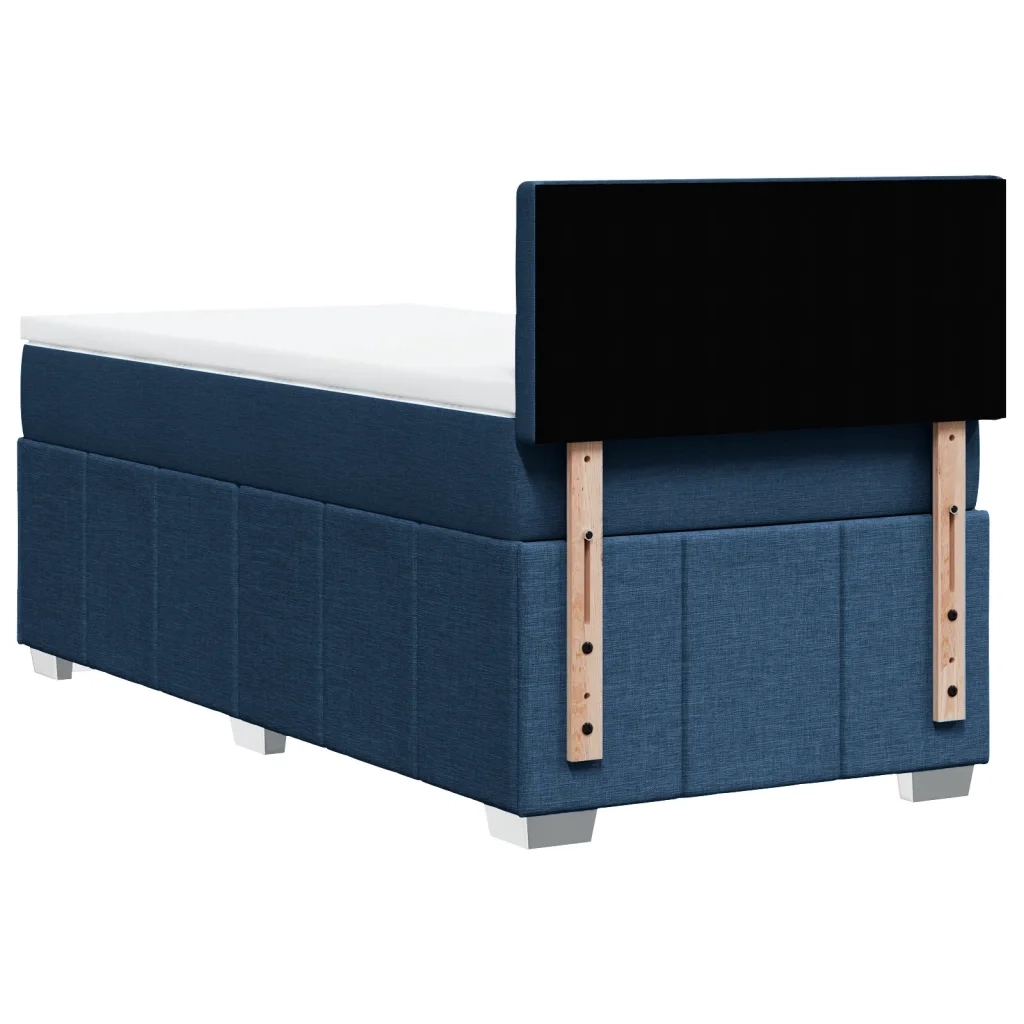 Giroletto a Molle con Materasso Blu 100x200 cm in Tessuto 3289299