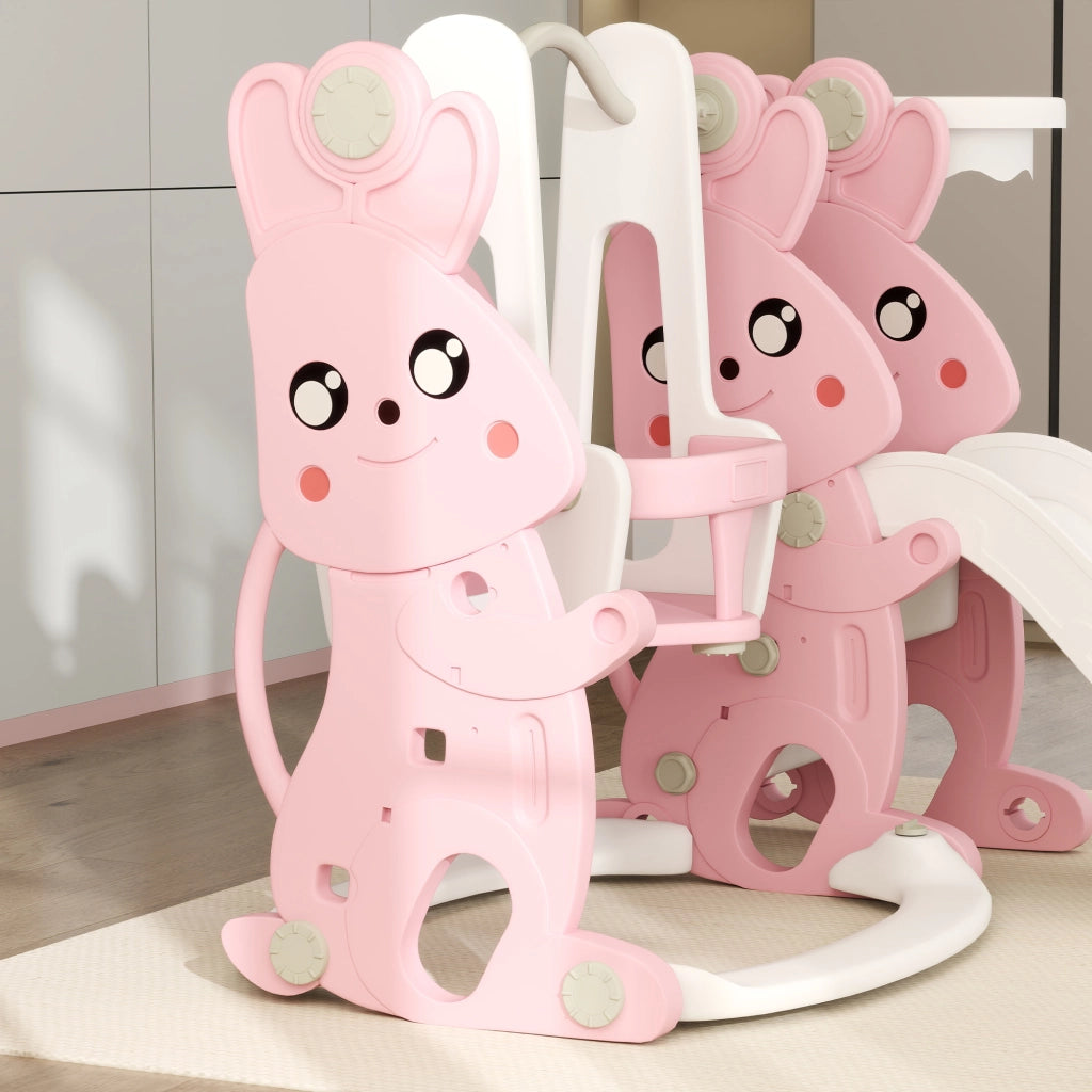Set giochi giardino bambini 4in1 ¨C zephmum ¨C rosa, 147.5x160x107cm