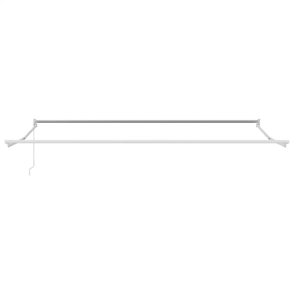 vidaXL Tenda da Sole Retrattile Manuale Bordò 450x300 cm