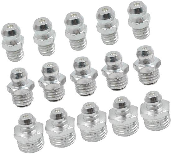 Set di Spazzole per Pistoni M6/M8/M10 - Pistone - Acciaio Zinato - Flessibile - Alta Temperatura - 15 Set - Spazzola per Pistoni