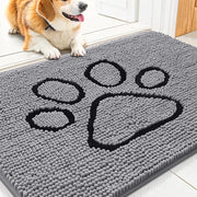 Mat Anti-slip per Cani - Assorbente e Anti-slip Chenille Mat per Interno ed Esterno - 61x91cm