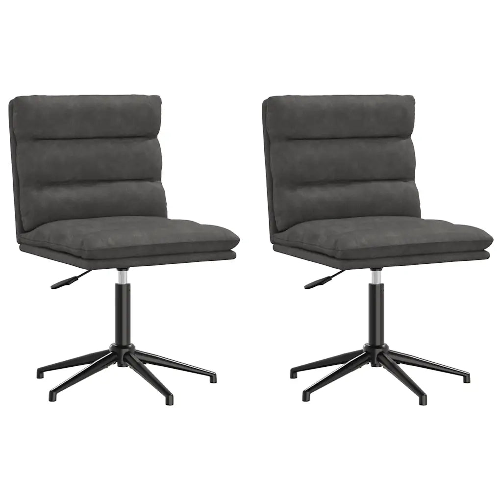 Sedie da Pranzo 2 pz Nere in Similpelle 3315405