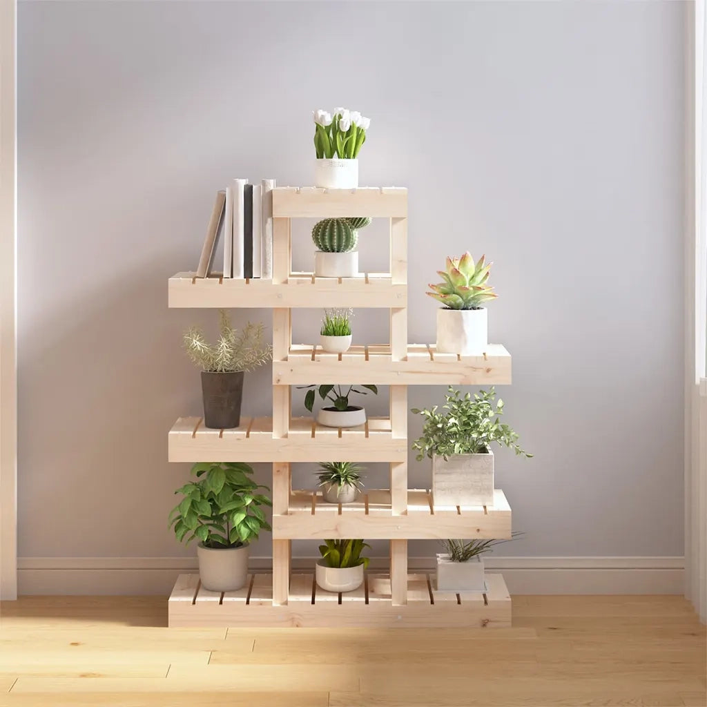 Supporto per piante | Sostegno per piante 85x25x109,5 cm in Legno Massello di Pino