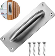 Maniglia di chiusura - Accessori di chiusura porta - Etichetta porta - Acciaio inossidabile - Maniglie per porta armadio - Maniglia quadrata - Maniglia per armadio - Armadio cucina - Porta o piccola porta - Maniglie moderne quadrata - Incluso viti