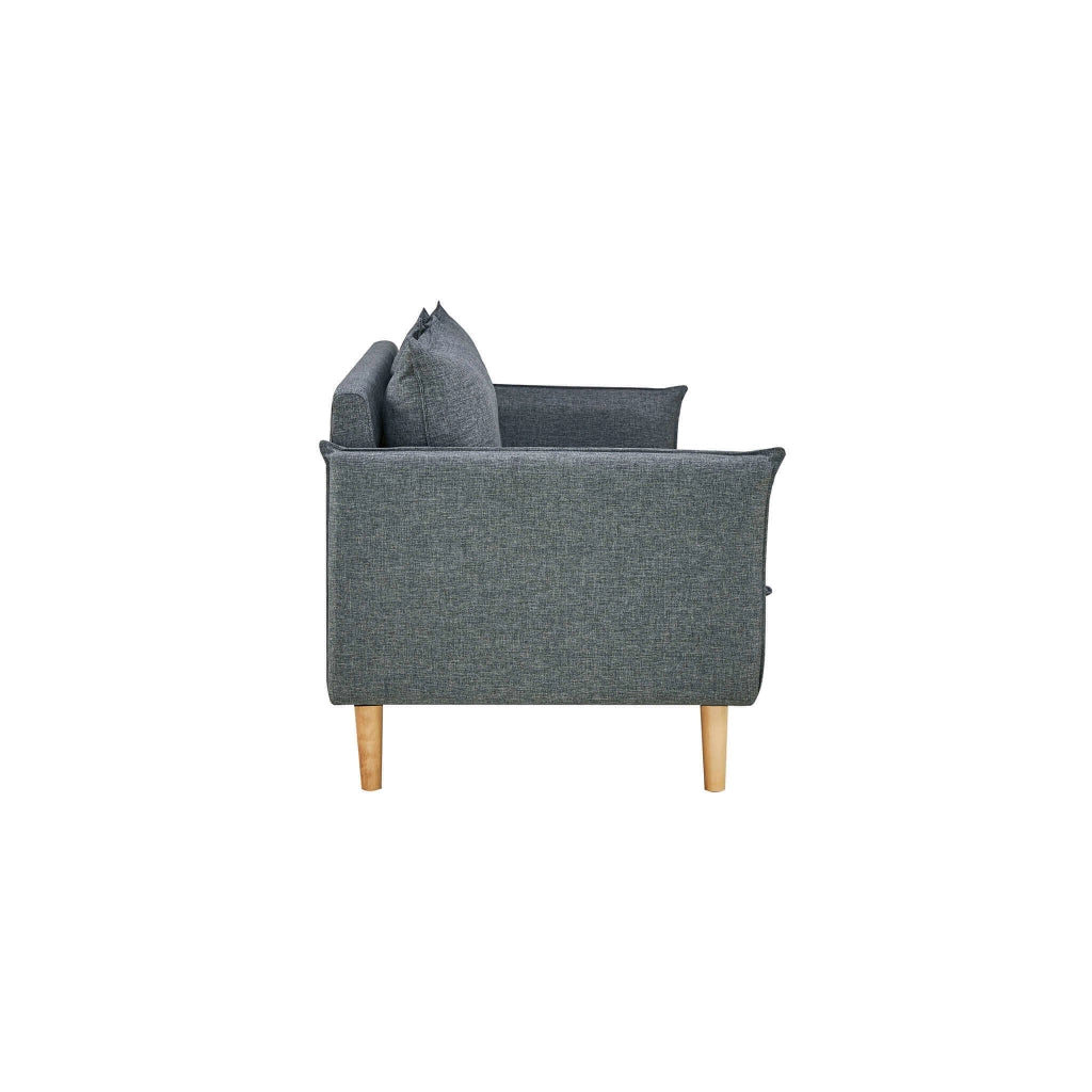 Divano 3 posti stile scandinavo in Tessuto cm 188x82x84 - LEO