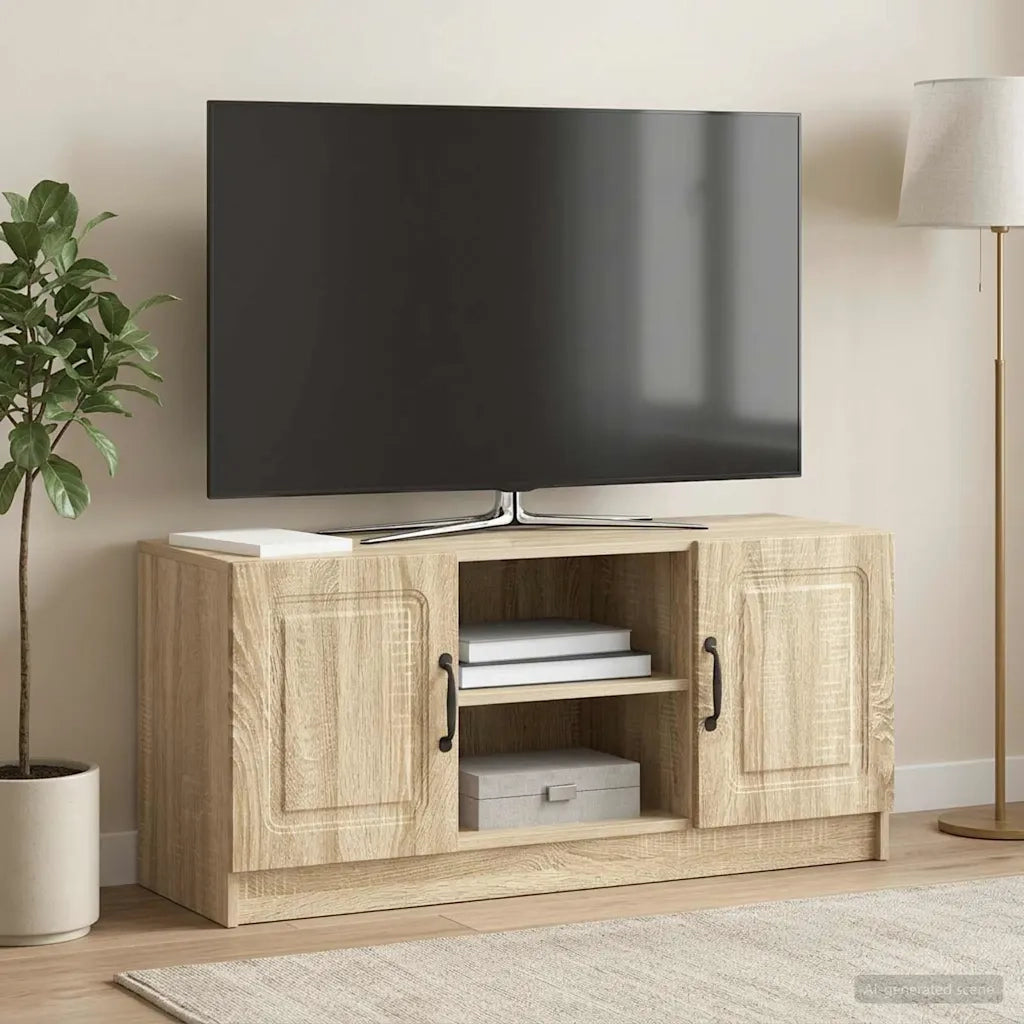 Mobile TV Rovere Sonoma 102 x 34,5 x 47 cm Legno ingegnerizzato 895847