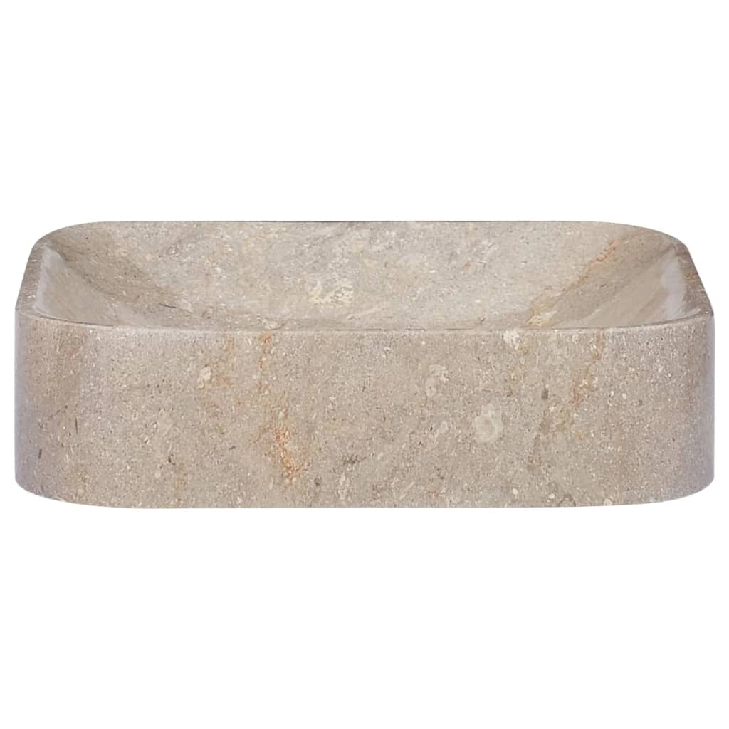 Lavandino da bagno lavabo da appoggio lavabo da WC lavabo da bagno lavandino da bagno lavandino da interno 40 x 40 cm marmo grigio 02_0002826