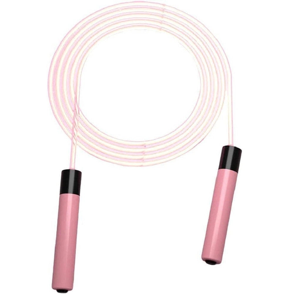 Trade Shop - Corda Per Saltare Incandescenti Regolabili Led Fitness Esercizio Allenamento Sport -
