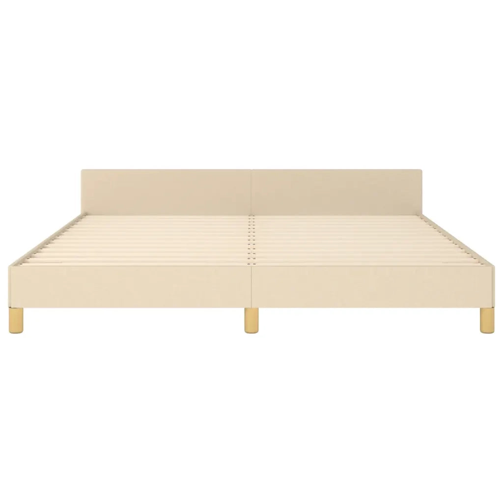 Giroletto con Testiera Crema 160x200 cm in Tessuto cod mxl 58175