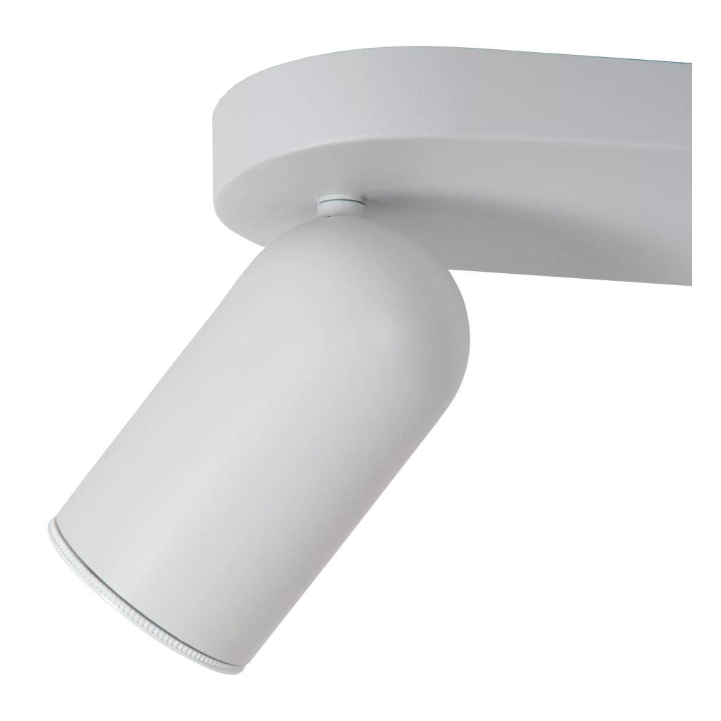 Plafoniera a barra bianca 4 spot orientabili GU10 Lucide