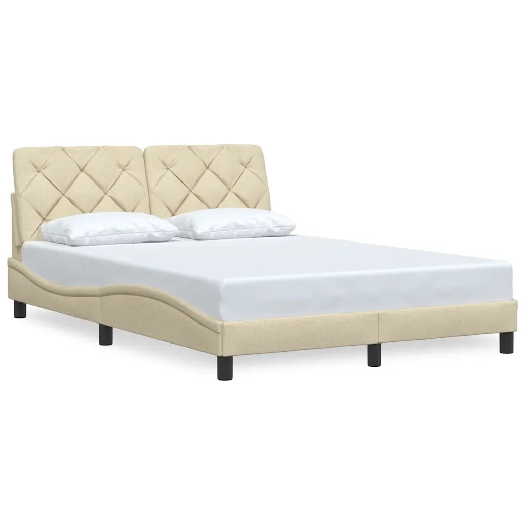 Giroletto senza Materasso Crema 140x200 cm in Tessuto 3310606