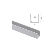 Alcapower Profilo in alluminio per serie Snake Flex, lunghezza 2 metri, dissipazione termica ottimizzata, protezione IP20, dimensioni 12x12.5 mm