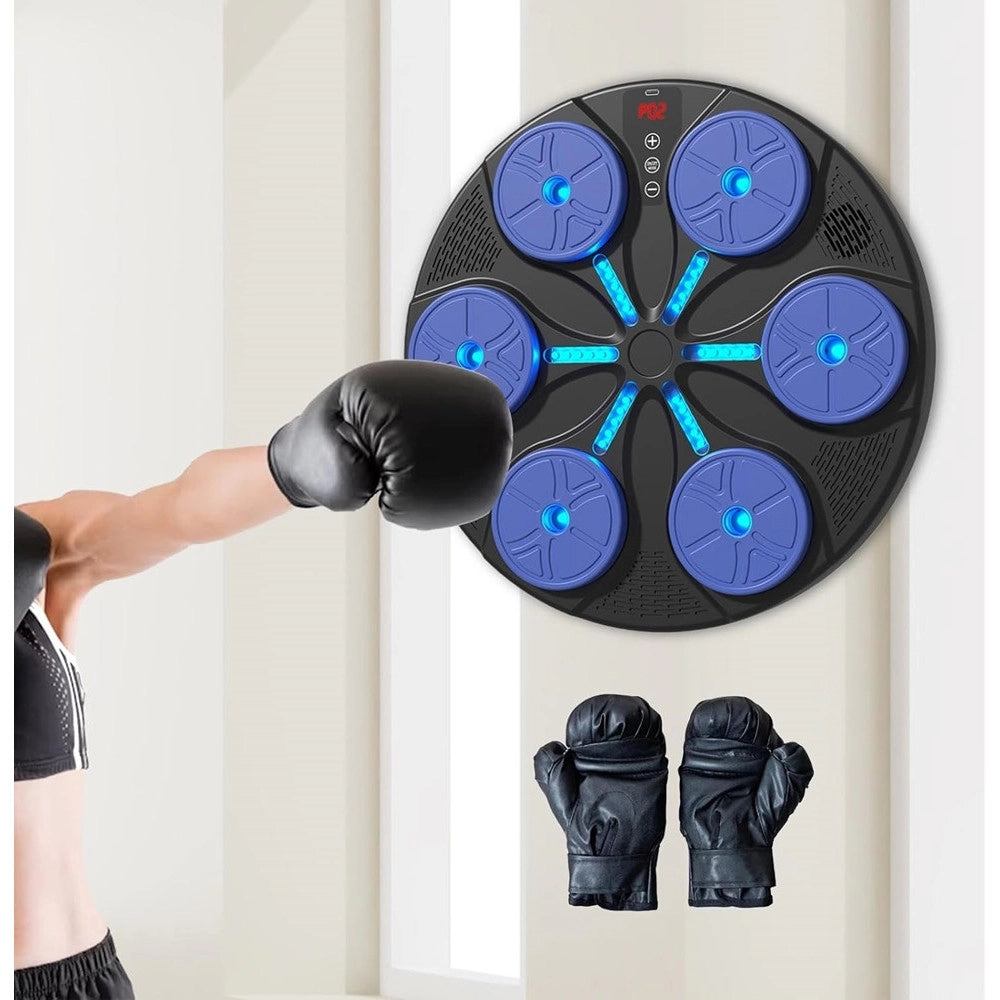 Trade Shop - Macchina Da Boxe Musicale Da Parete Kickboxing Esercizio Attrezzatura Da Allenamento -