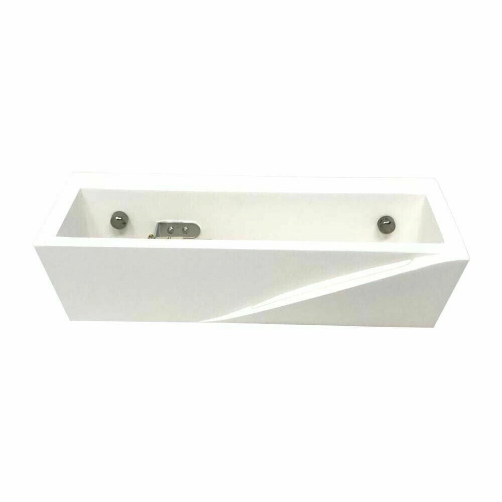 Applique in gesso dal design moderno forma Rettangolare attacco per lampadine G9