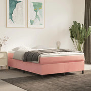 Giroletto a Molle con Materasso Rosa 140x200 cm in Vellutocod mxl 125137