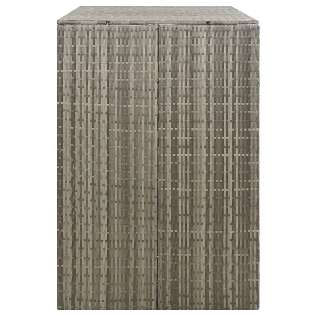 Copribidone Doppio Grigio 140x80x117 cm in Polyrattan CFW5804299