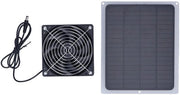Ventilatore per pannelli solari - 6W - Idoneo per serre e pollai - Efficente in energia - Impermeabile all'acqua - Adatto per l'utilizzo all'aperto
