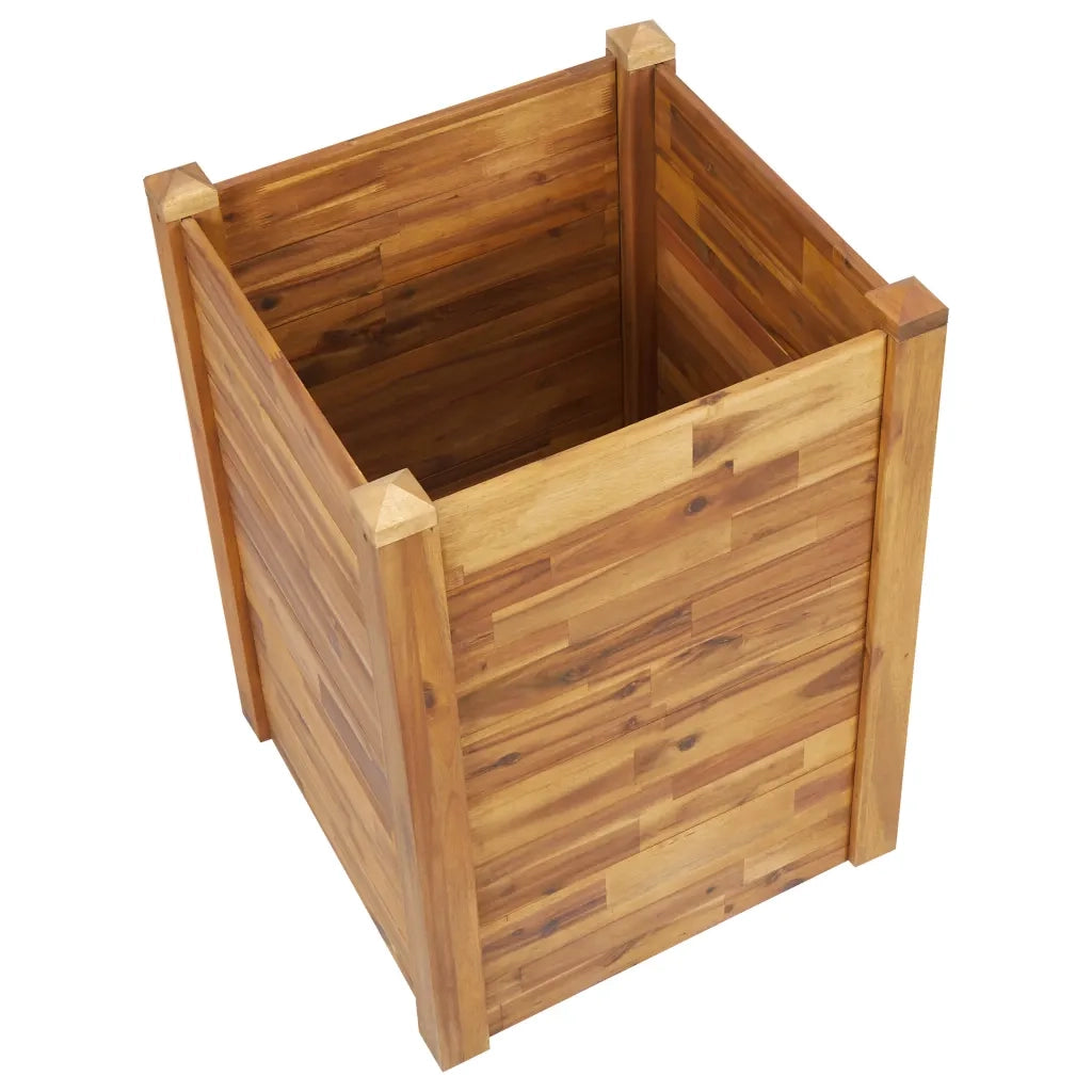 Letto Rialzato da Giardino 60x60x44 cm in Legno Massello d'Acacia 46577