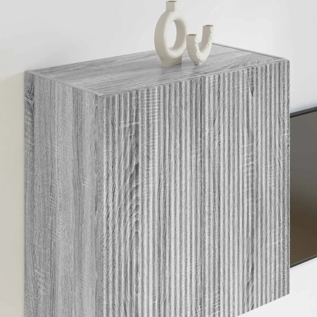 Mobile TV da parete Grigio Sonoma 59,5 x 31 x 60 cm 892355