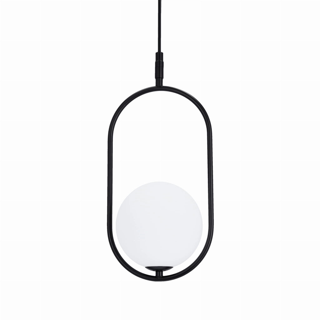 Lampada a sospensione Candellux Cordel nera G9 120cm