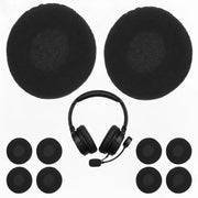 Orechie 40 mm - Cuscini di Sostituzione - Schiuma Molle - Comfortevole - Universale - Ideale Sostituzione - Cuscini per Caschi Auricolari