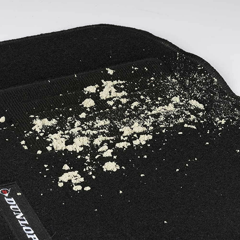 4x Tappeti Auto Tappetini Anteriori Posteriori in Gomma Moquette Universali Nero