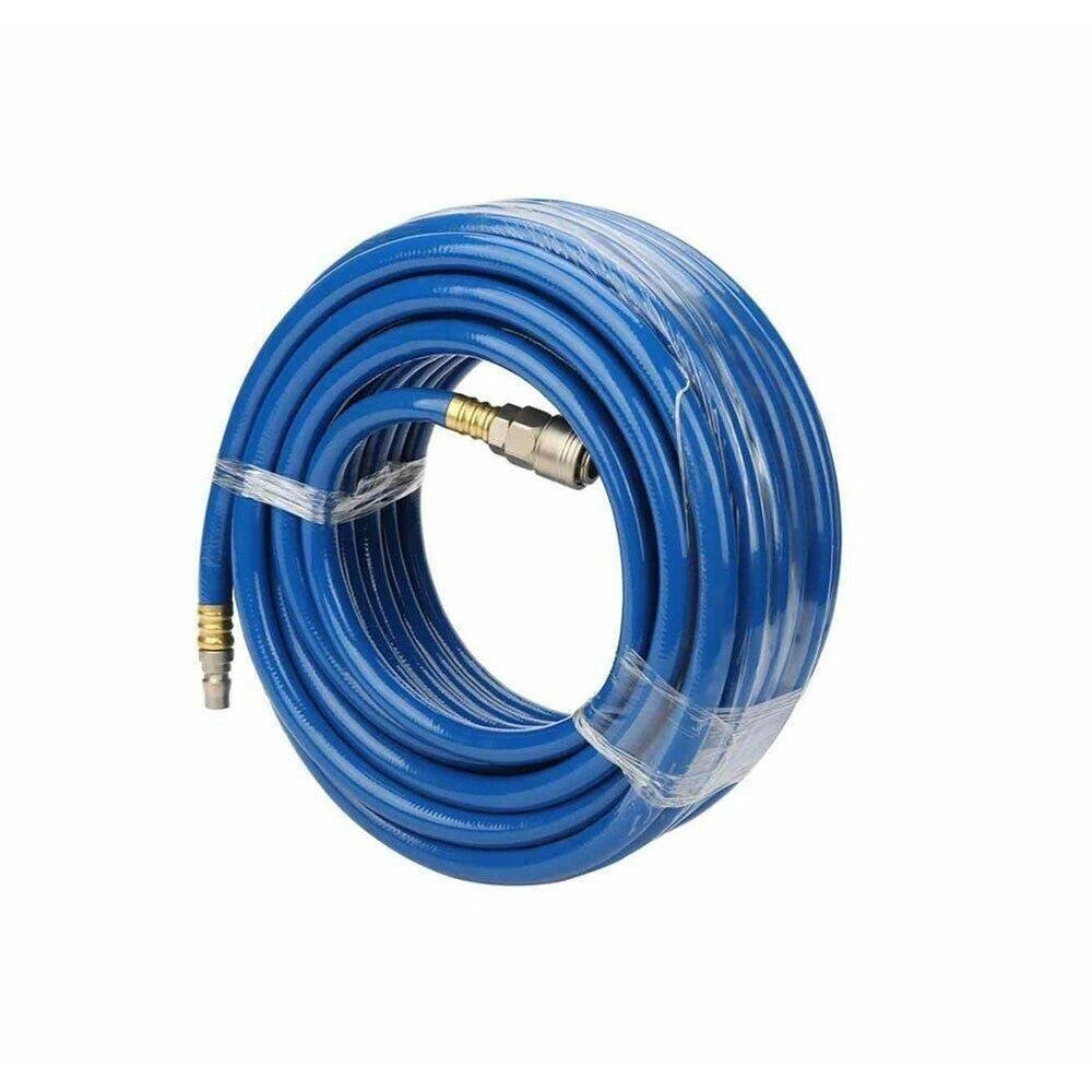 Trade Shop - Tubo Aria Compressa In Pvc 18 Metri Flessibile Per Compressore Innesto Rapido -