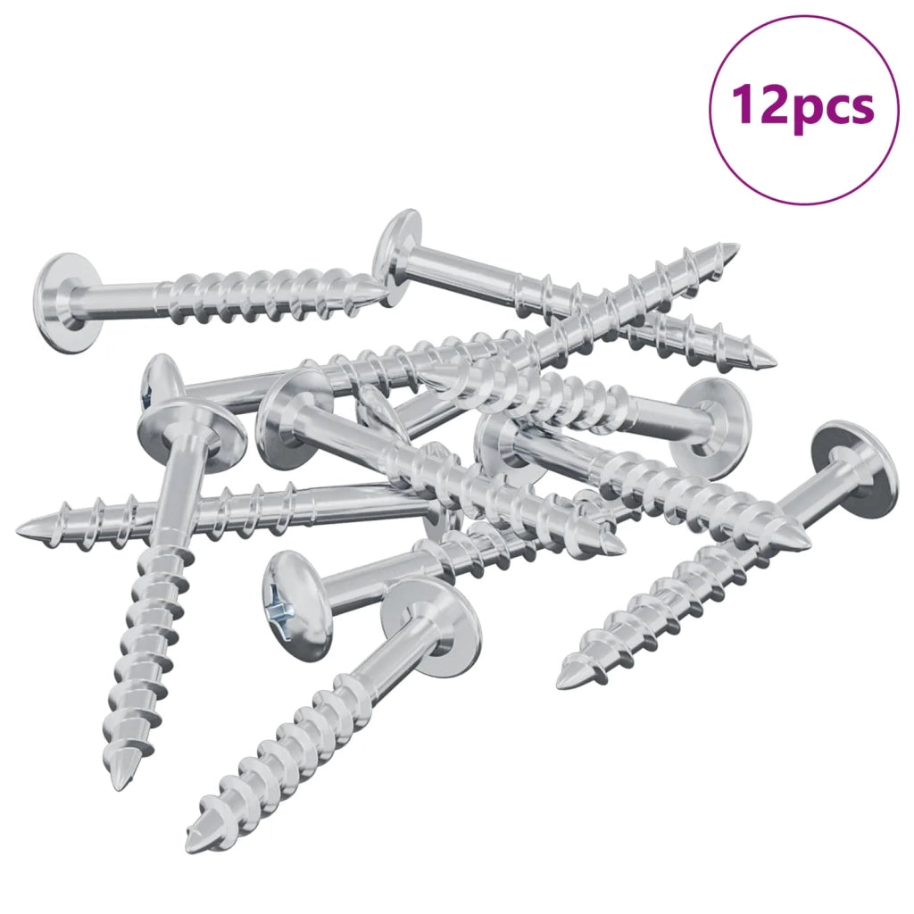 Vite 12 pz Argento 9,8 x 35 mm Ferro CFW6293552